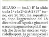 Gazzetta di venerdì 3 febbraio 2012